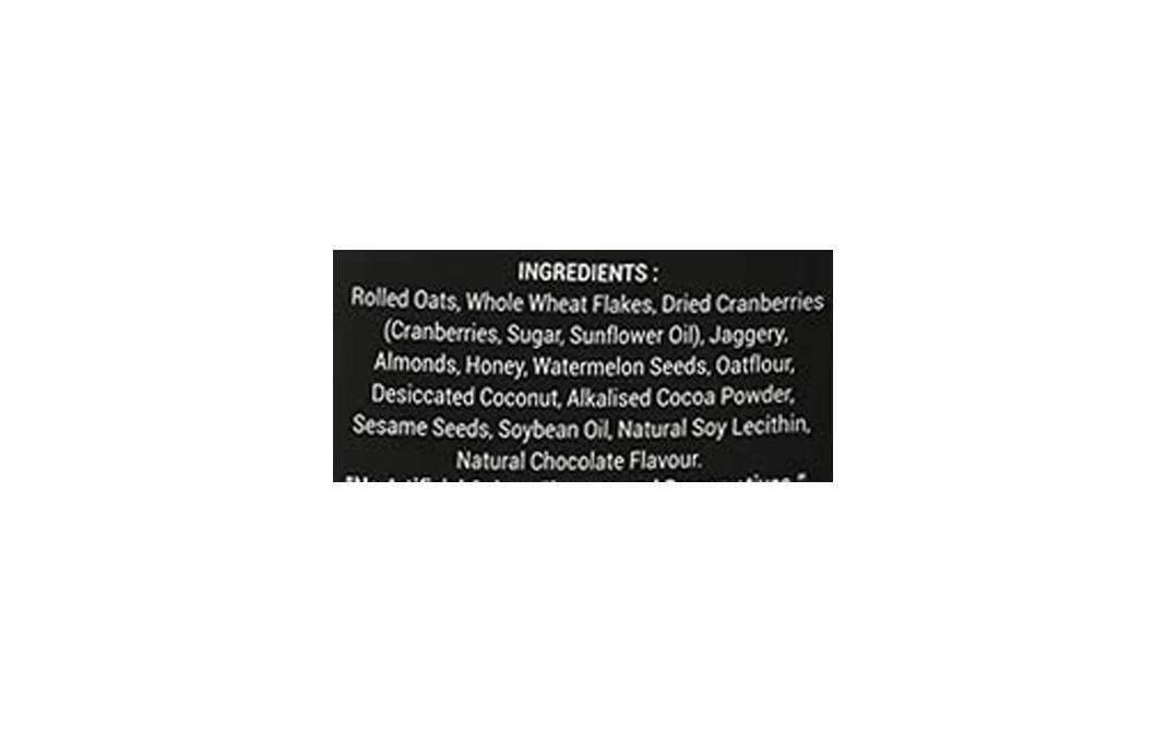 True Elements Baked Granola Almonds & Dark Chocolate   Plastic Jar  900 grams
